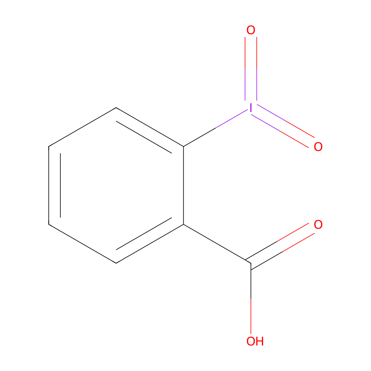 2-Iodoxybenzoic acid molecular structure, CAS 64297-64-9
