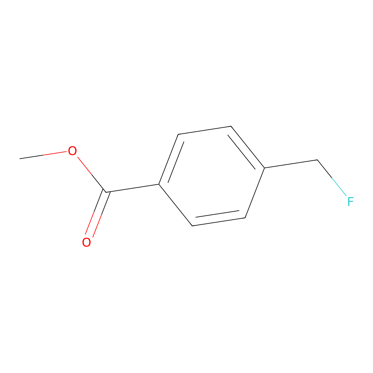 Methyl 4-(fluoromethyl)benzoate molecular structure, CAS 64299-49-6