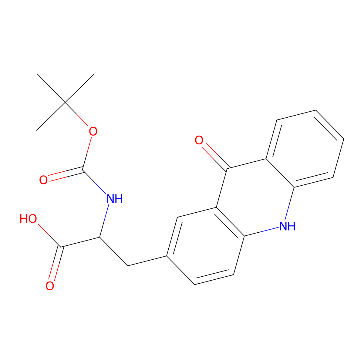 Boc-Ala(2-Acd)-OH molecular structure, CAS 643018-86-4