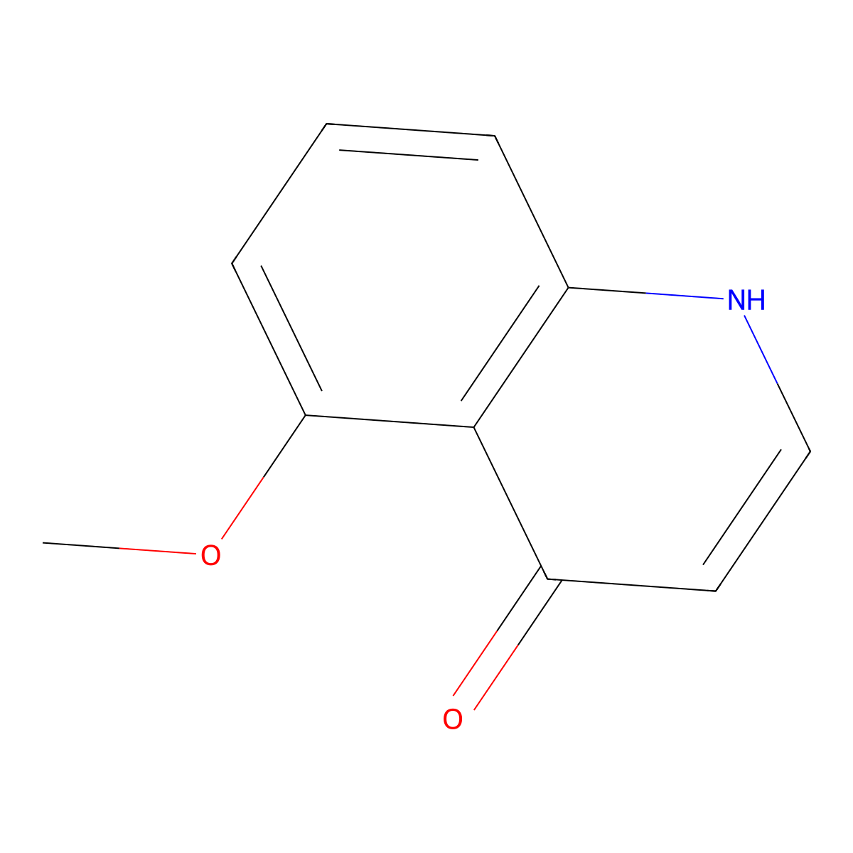 5-Methoxyquinolin-4-ol molecular structure, CAS 643069-43-6