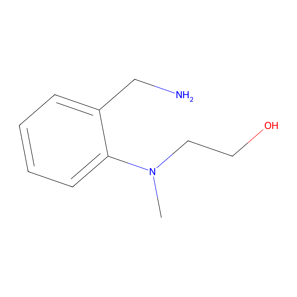 2-[2-(Aminomethyl)(methyl)anilino]-1-ethanol molecular structure, CAS 643087-97-2