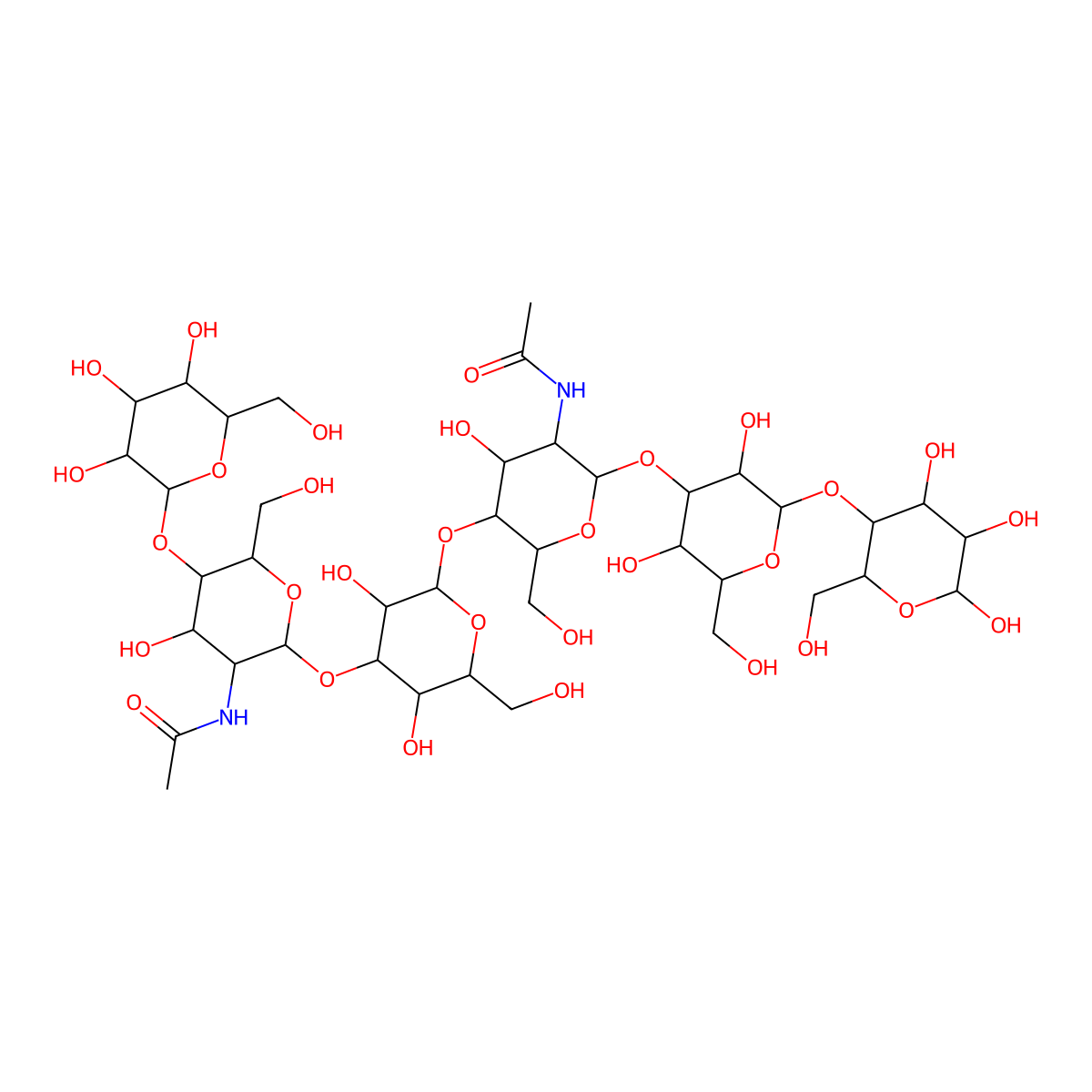 p-Lacto-N-neohexaose molecular structure, CAS 64309-00-8
