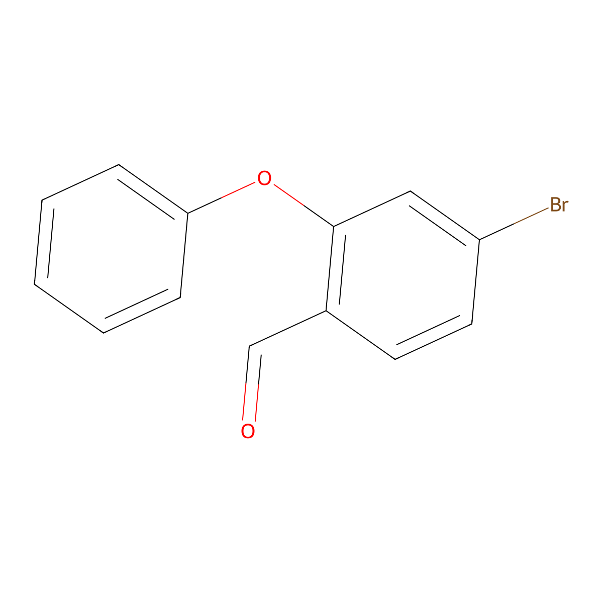 4-Bromo-2-phenoxybenzaldehyde molecular structure, CAS 643094-10-4