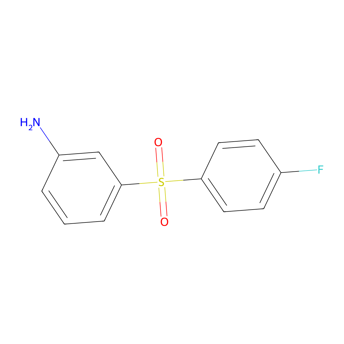3-(4-Fluorobenzenesulfonyl)aniline molecular structure, CAS 64318-10-1