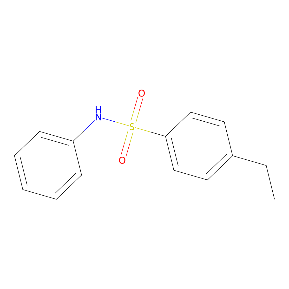 4-ethyl-N-phenylbenzenesulfonamide molecular structure, CAS 64329-90-4