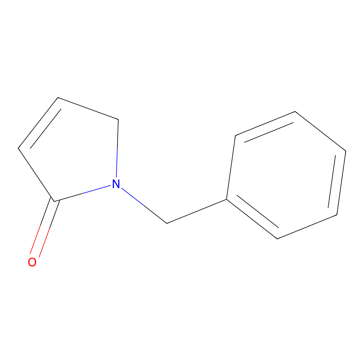 1-Benzyl-1,5-dihydro-2H-pyrrol-2-one molecular structure, CAS 64330-46-7