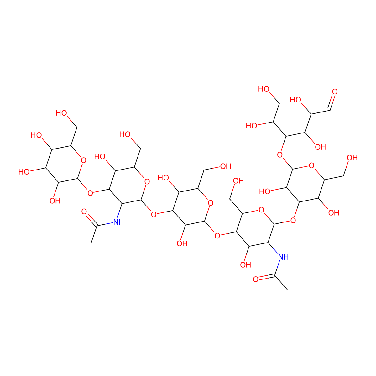 p-Lacto-N-hexaose (pLNH) molecular structure, CAS 64331-48-2