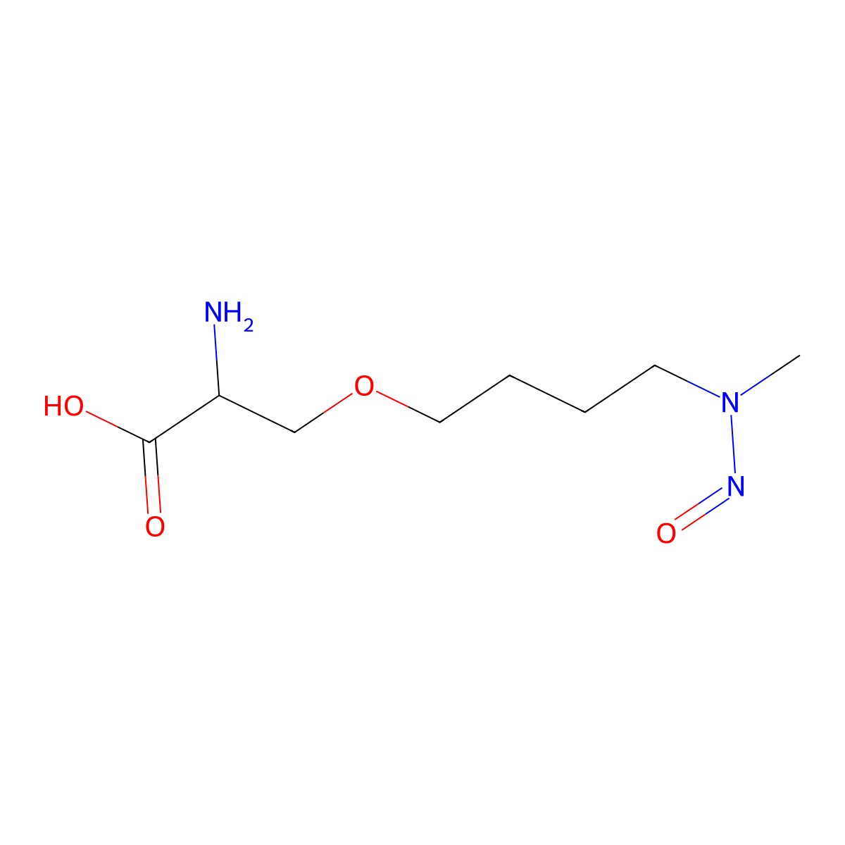 O-(4-Methylnitrosobutyl)-L-serine molecular structure, CAS 64332-95-2