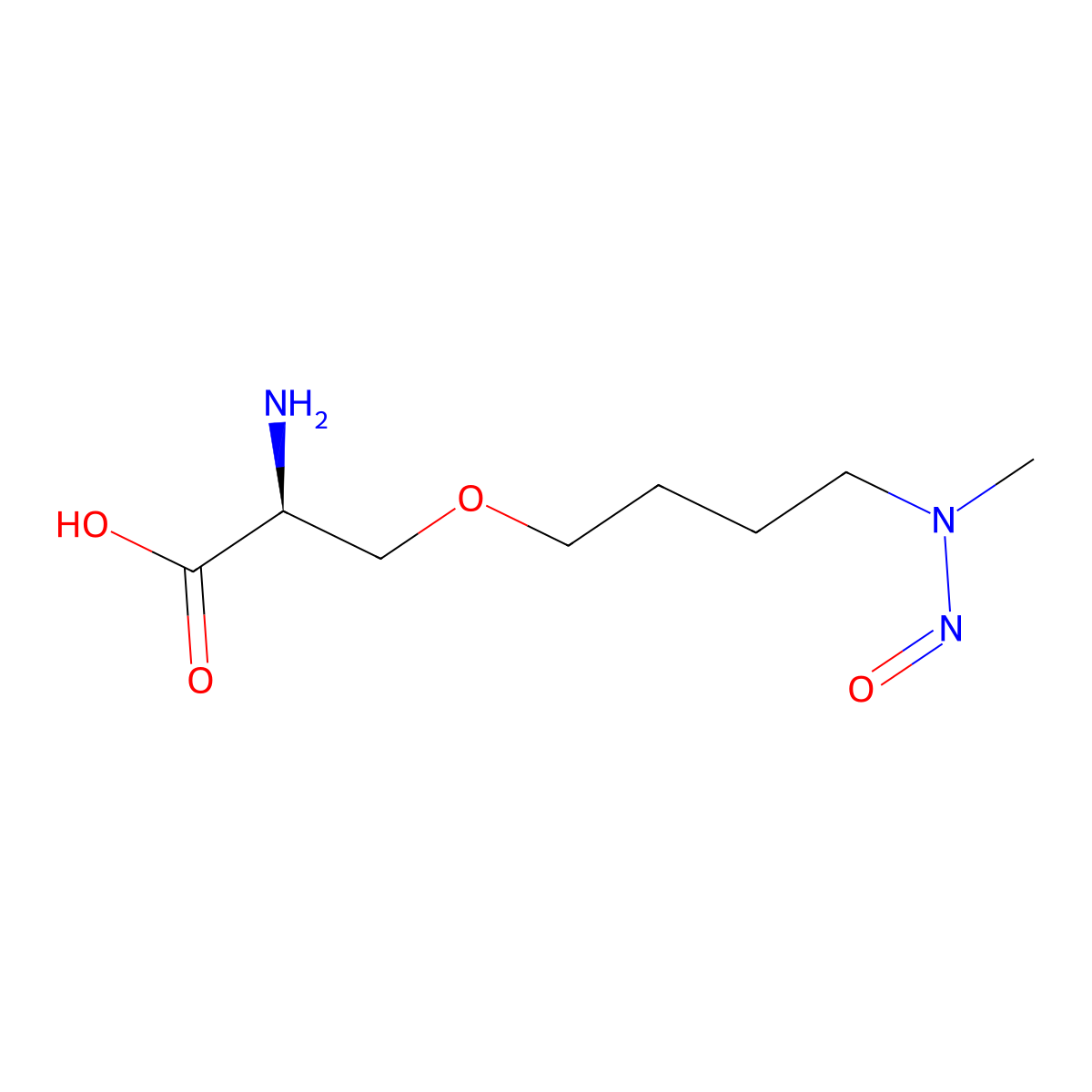 O-(4-Methylnitrosobutyl)-L-serine molecular structure, CAS 64332-95-2