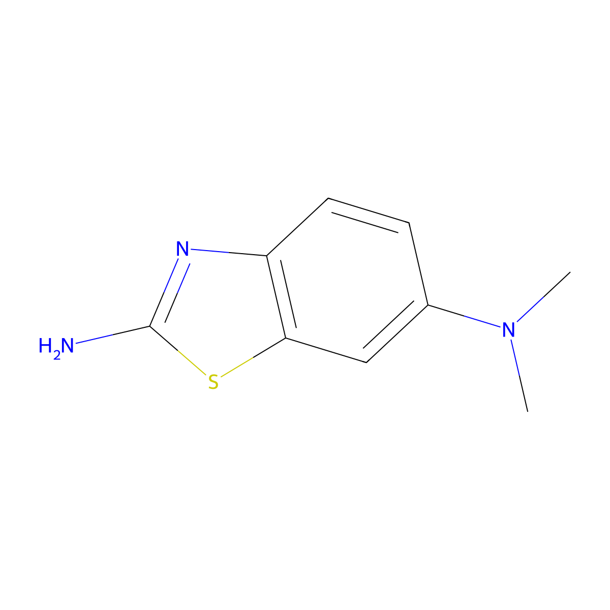 N6,N6-Dimethylbenzo[d]thiazole-2,6-diamine molecular structure, CAS 64334-41-4
