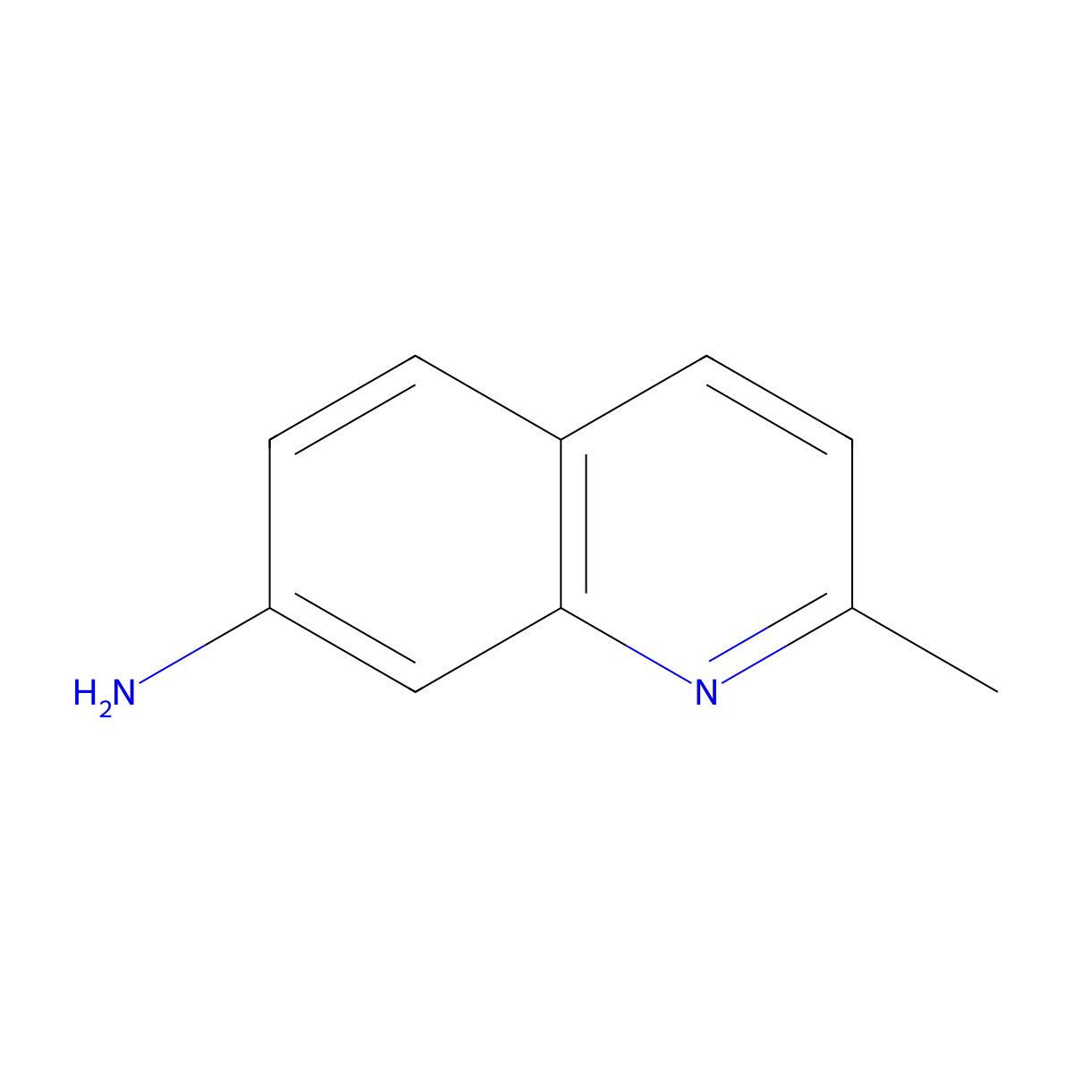 2-Methylquinolin-7-amine molecular structure, CAS 64334-96-9