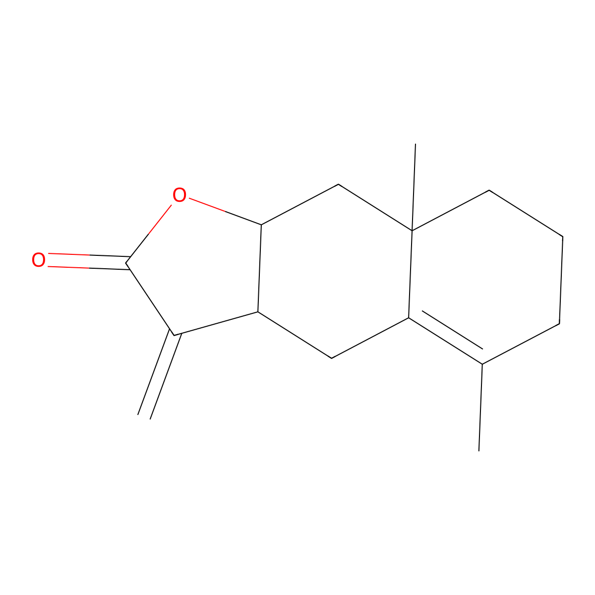 Alloalantolactone molecular structure, CAS 64340-41-6