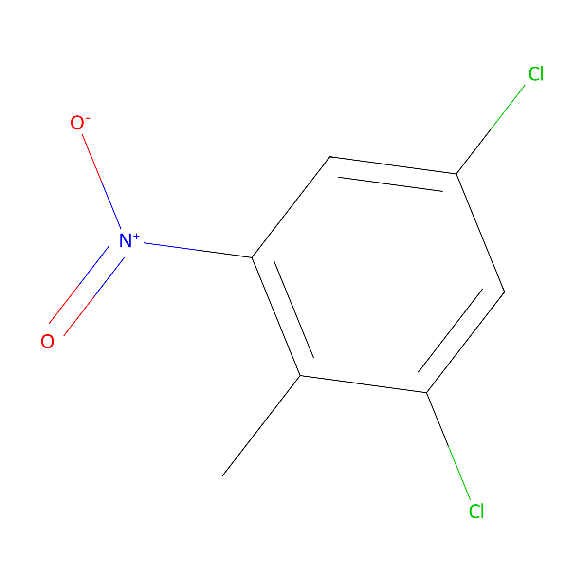 1,5-Dichloro-2-methyl-3-nitrobenzene molecular structure, CAS 64346-04-9