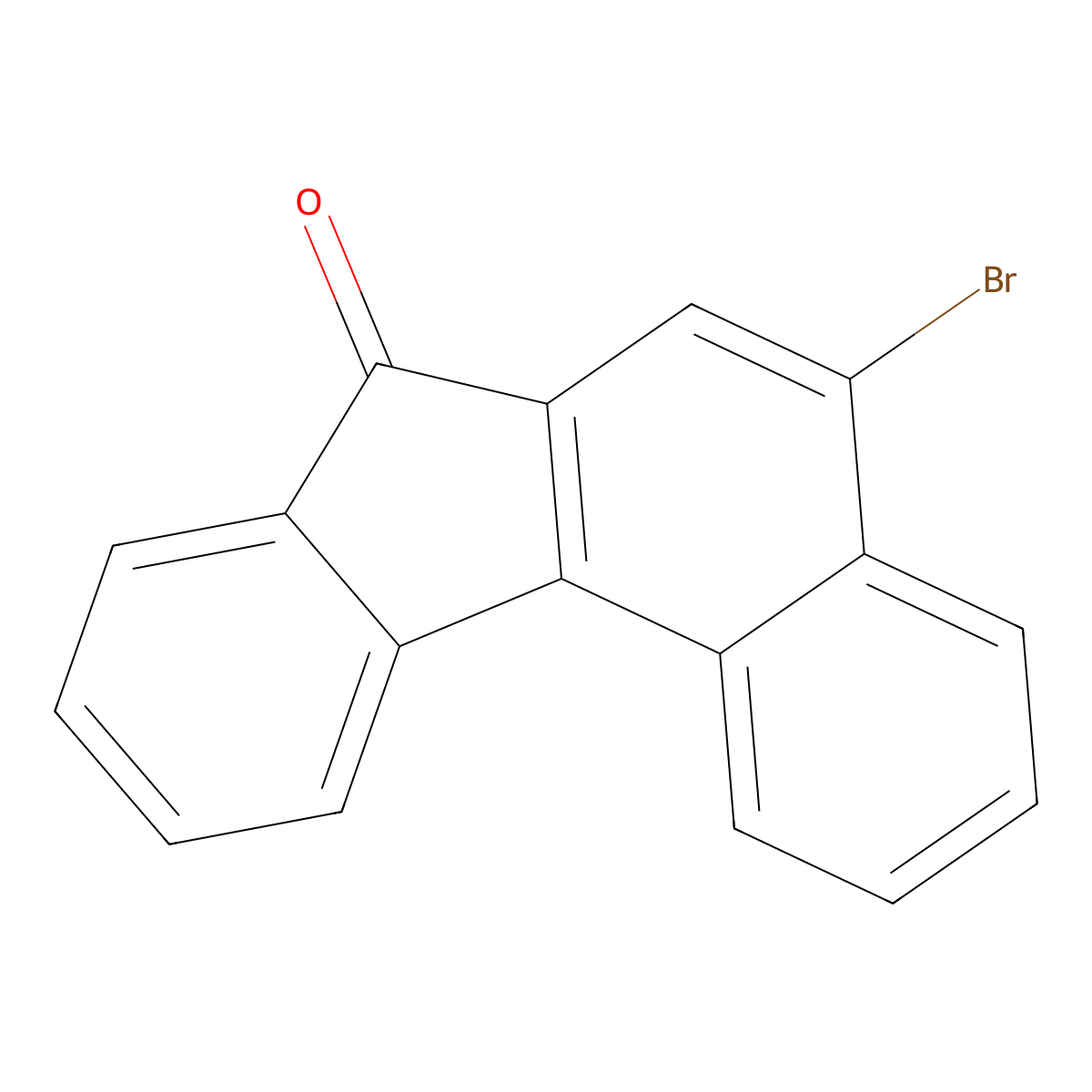 5-Bromo-7H-benzo[c]fluoren-7-one molecular structure, CAS 64356-33-8