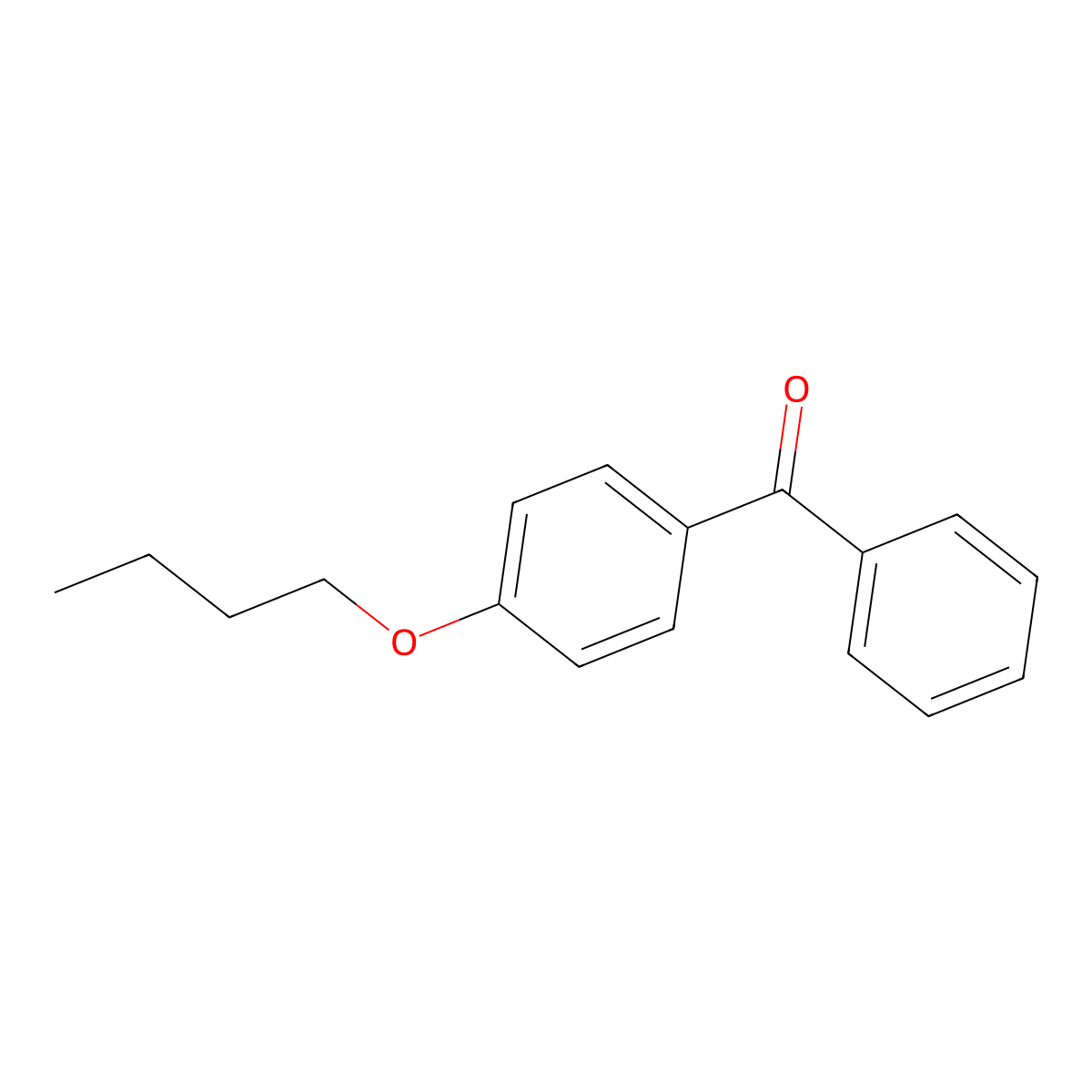 (4-Butoxyphenyl)(phenyl)methanone molecular structure, CAS 64357-53-5