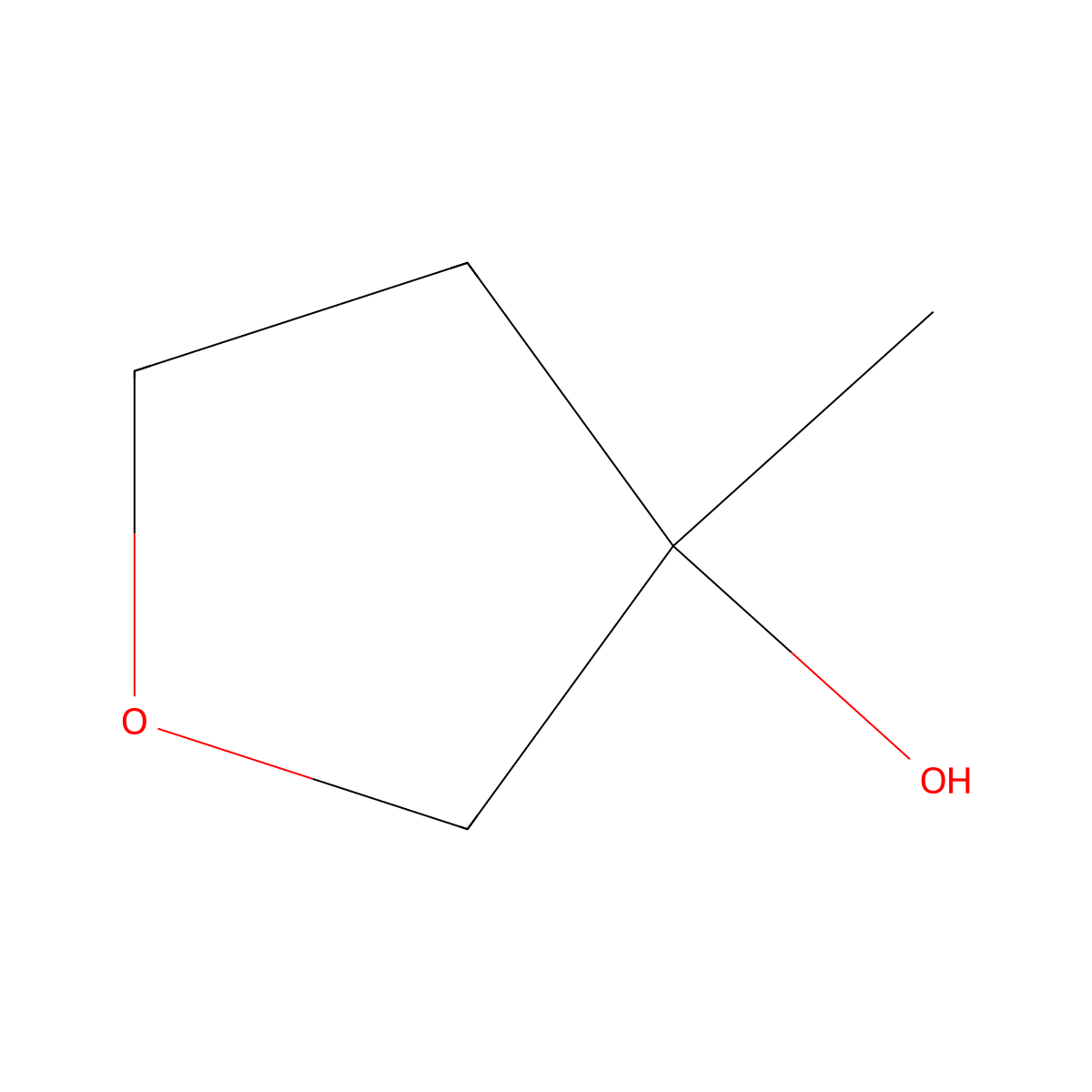 3-Methyloxolan-3-ol molecular structure, CAS 64360-69-6