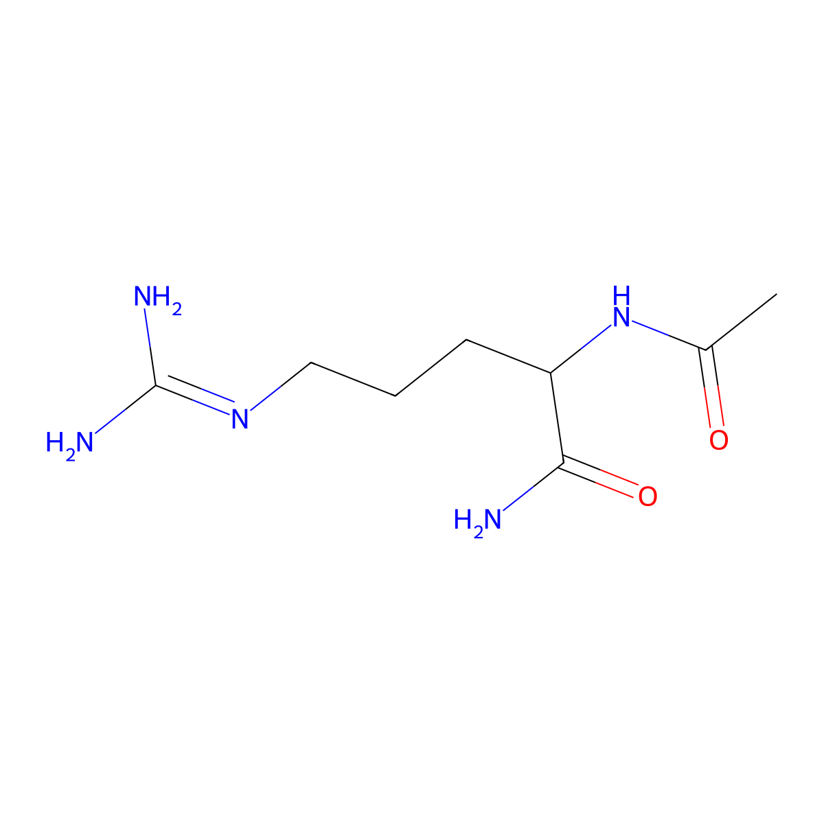 Ac-Arg-Nh2 Salt molecular structure, CAS 64365-27-1