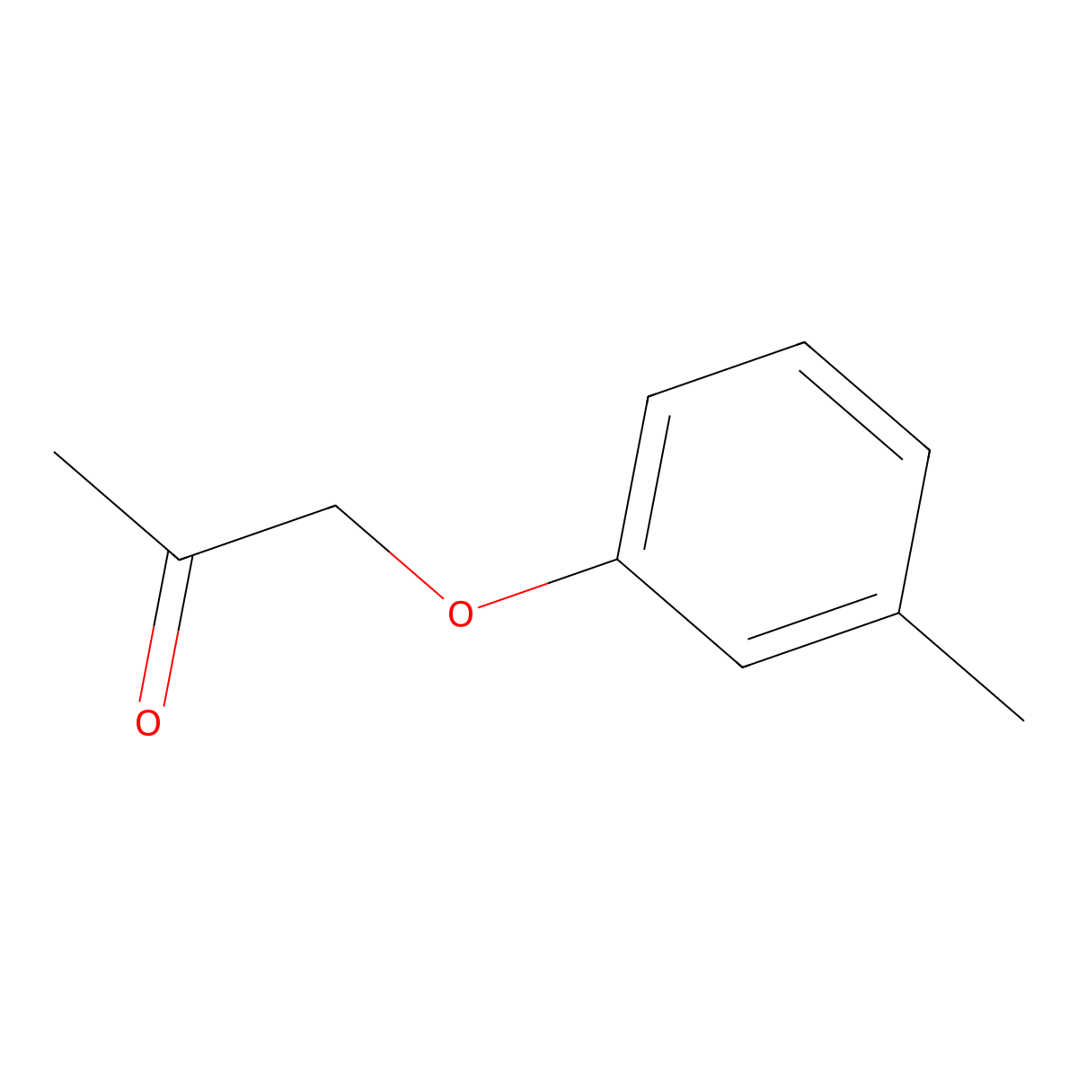 1-(3-Methylphenoxy)-2-propanone molecular structure, CAS 6437-48-5