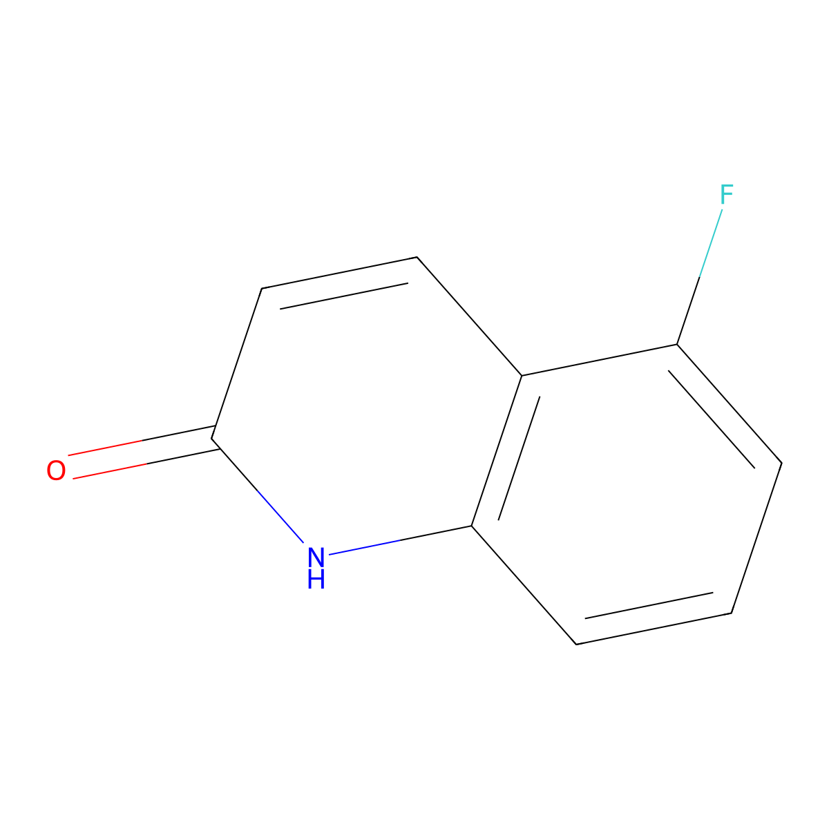 5-Fluoroquinolin-2(1h)-one molecular structure, CAS 643752-95-8