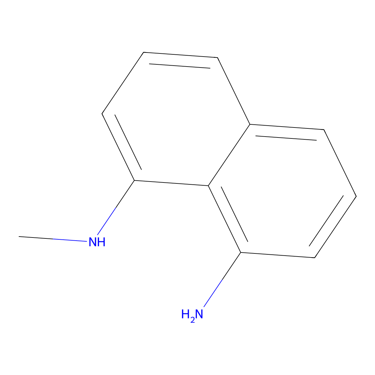 N-Methyl-1,8-naphthalenediamine molecular structure, CAS 64376-12-1