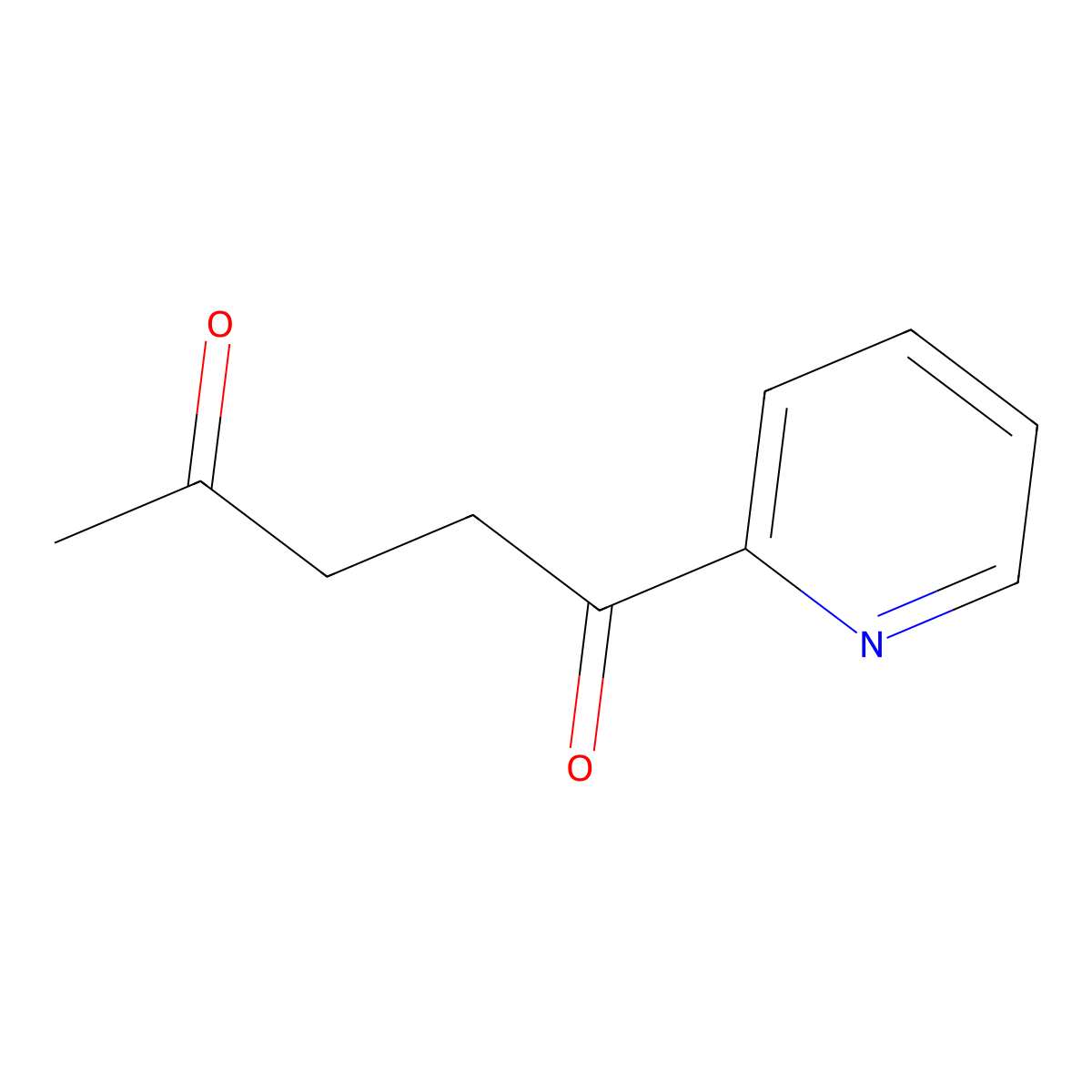 1-(Pyridin-2-yl)pentane-1,4-dione molecular structure, CAS 64388-88-1