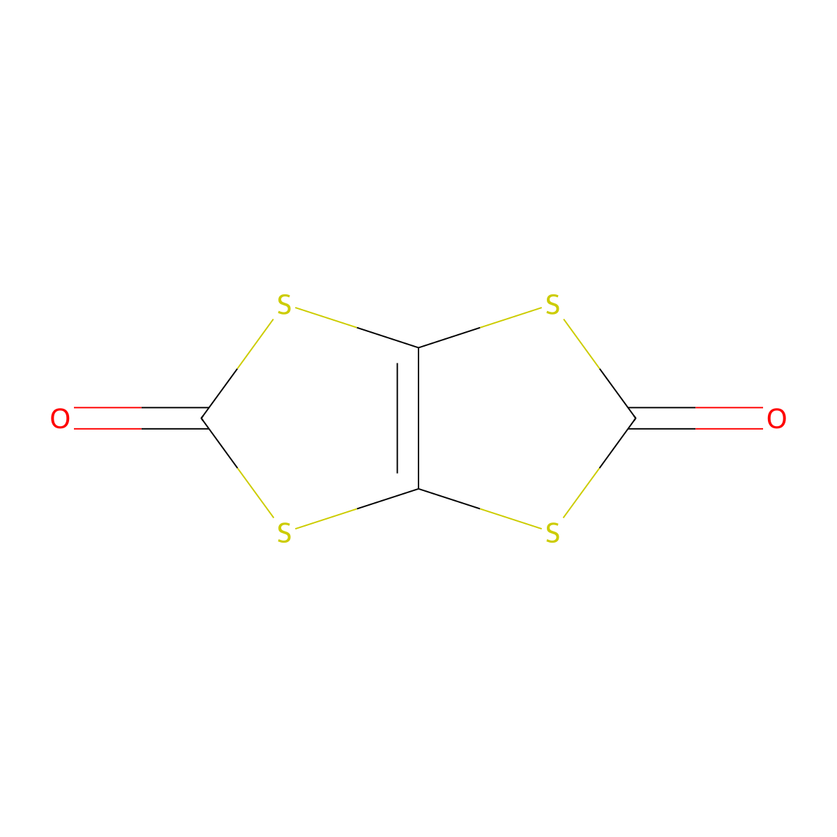 1,3,4,6-Tetrathiapentalene-2,5-dione molecular structure, CAS 64394-45-2