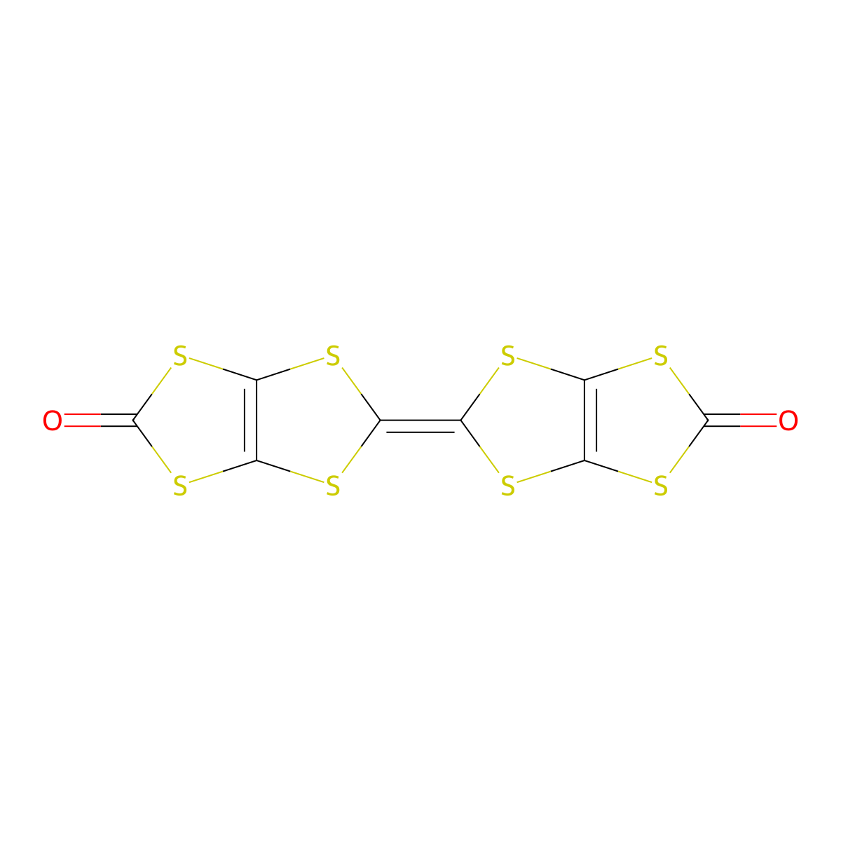 Bis(carbonyldithio)tetrathiafulvalene molecular structure, CAS 64394-47-4