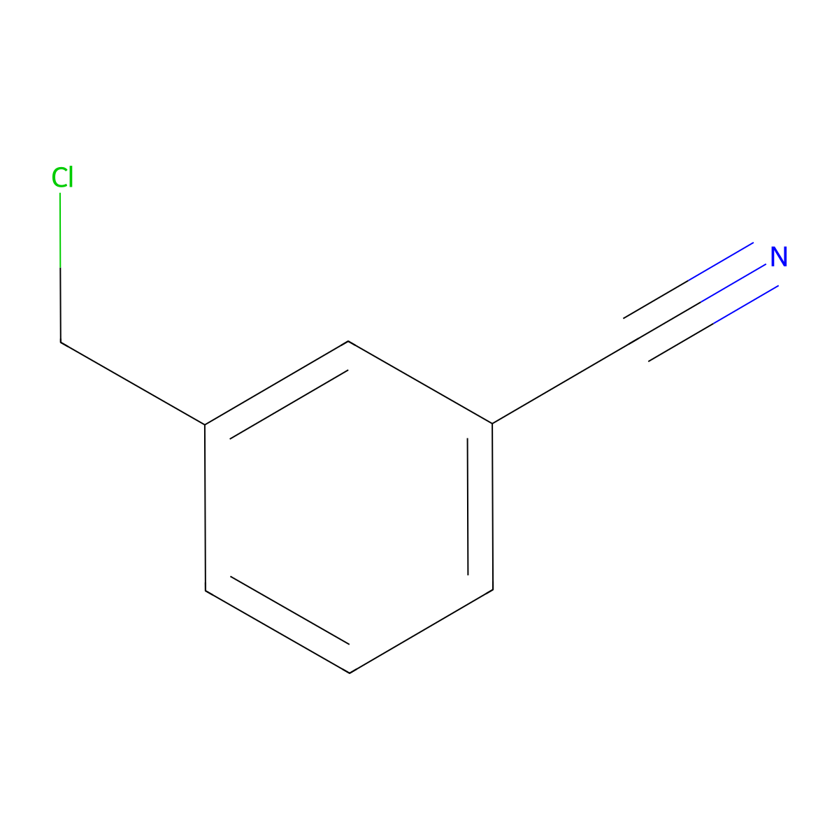 3-(Chloromethyl)benzonitrile molecular structure, CAS 64407-07-4