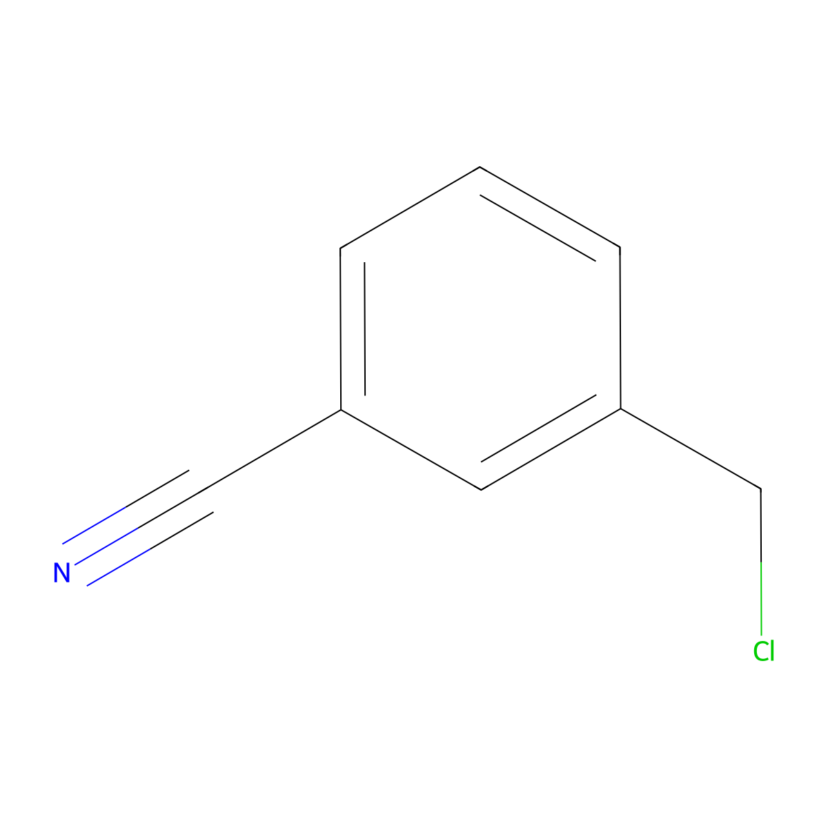 3-(Chloromethyl)benzonitrile molecular structure, CAS 64407-07-4