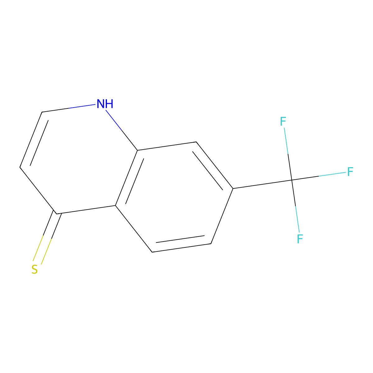 7-(Trifluoromethyl)quinoline-4-thiol molecular structure, CAS 64415-07-2