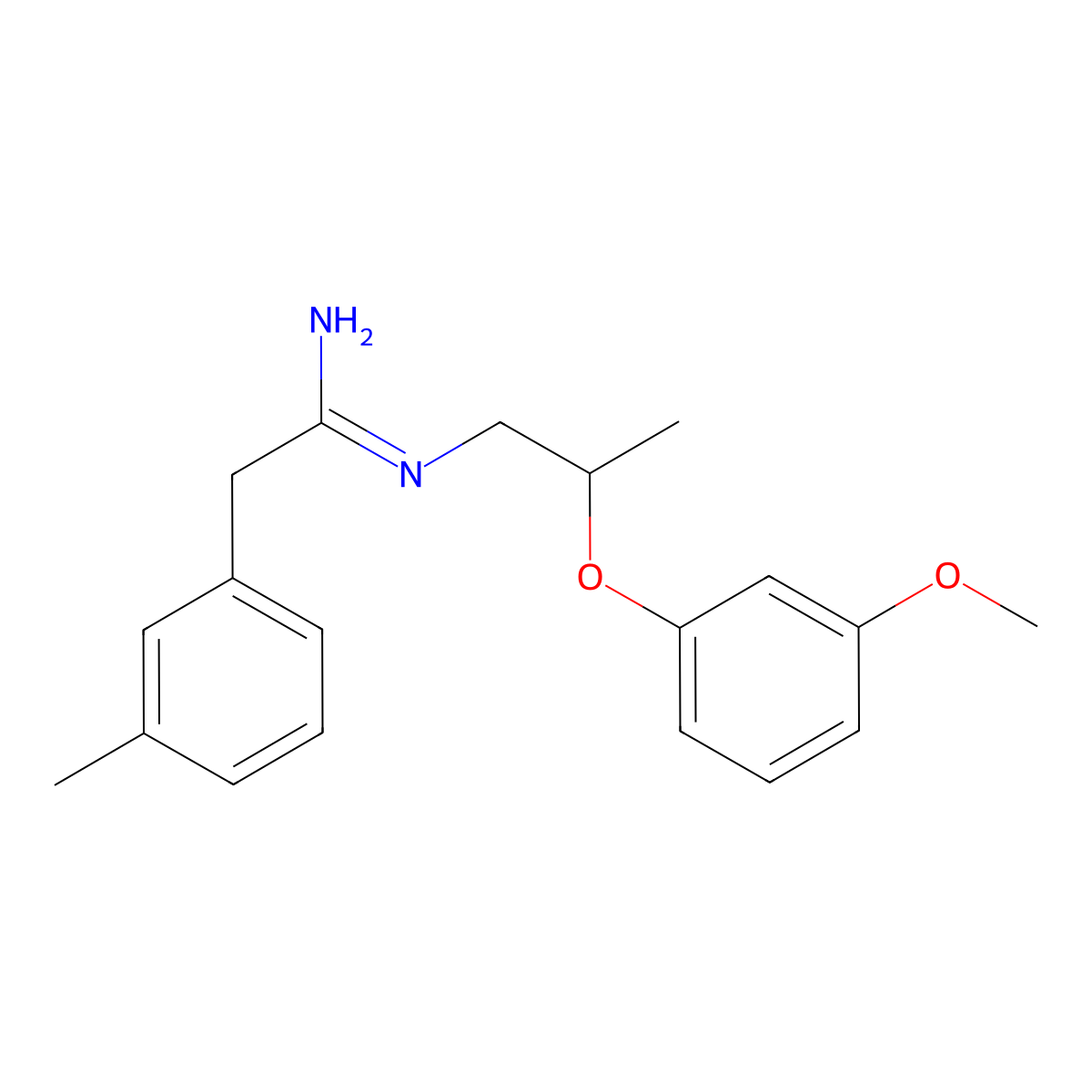 Xylamidine molecular structure, CAS 6443-50-1