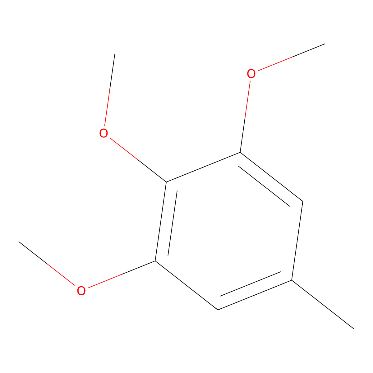3,4,5-Trimethoxytoluene molecular structure, CAS 6443-69-2