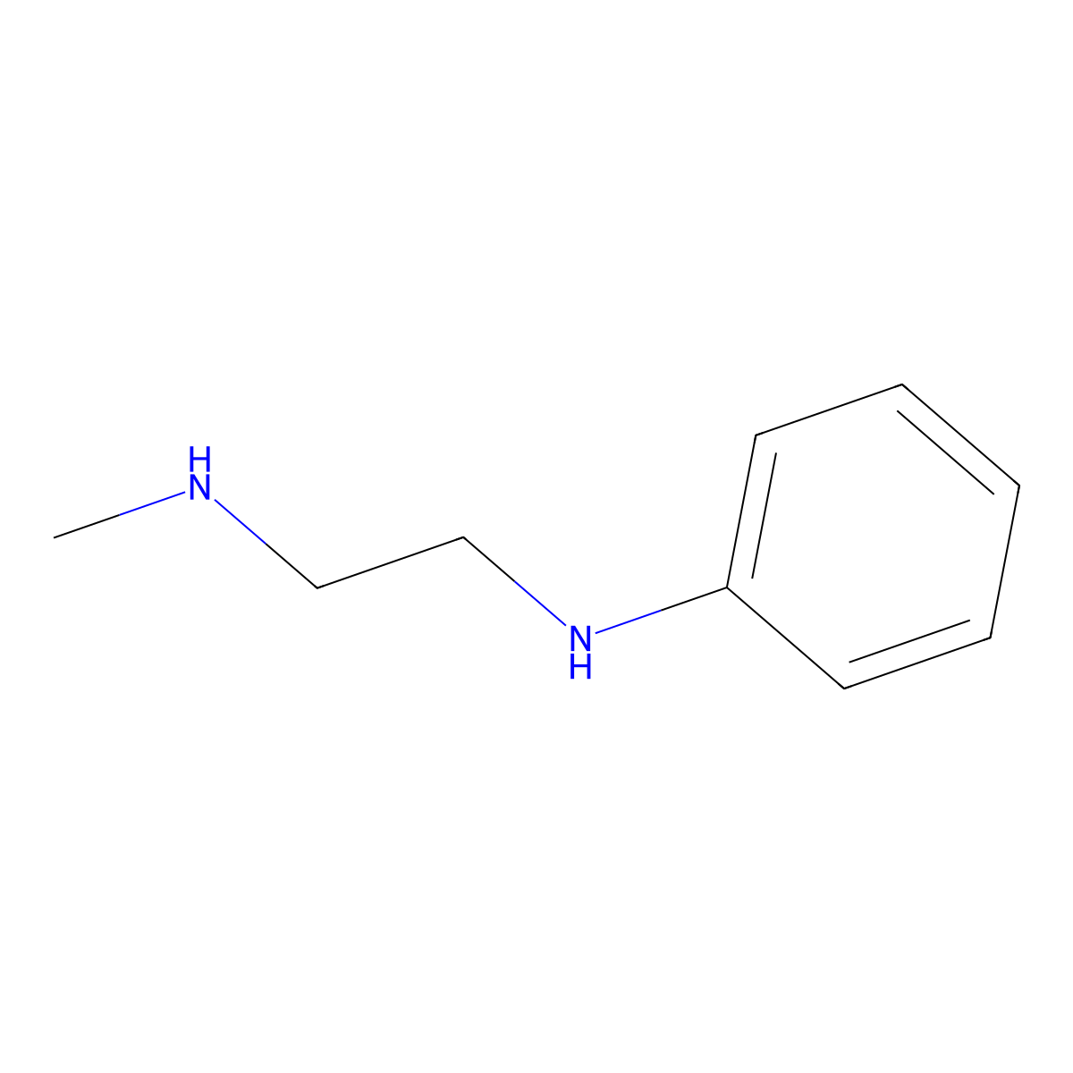 Methyl[2-(phenylamino)ethyl]amine molecular structure, CAS 64469-32-5