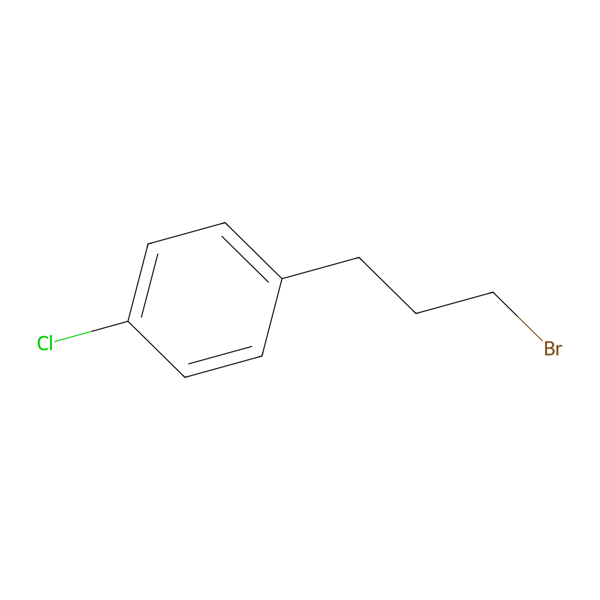 1-(3-Bromopropyl)-4-chlorobenzene molecular structure, CAS 64473-35-4