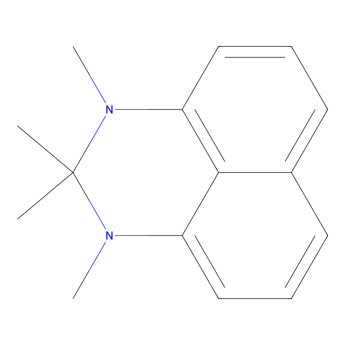2,3-Dihydro-1,2,2,3-tetramethyl-1H-perimidine molecular structure, CAS 64482-94-6