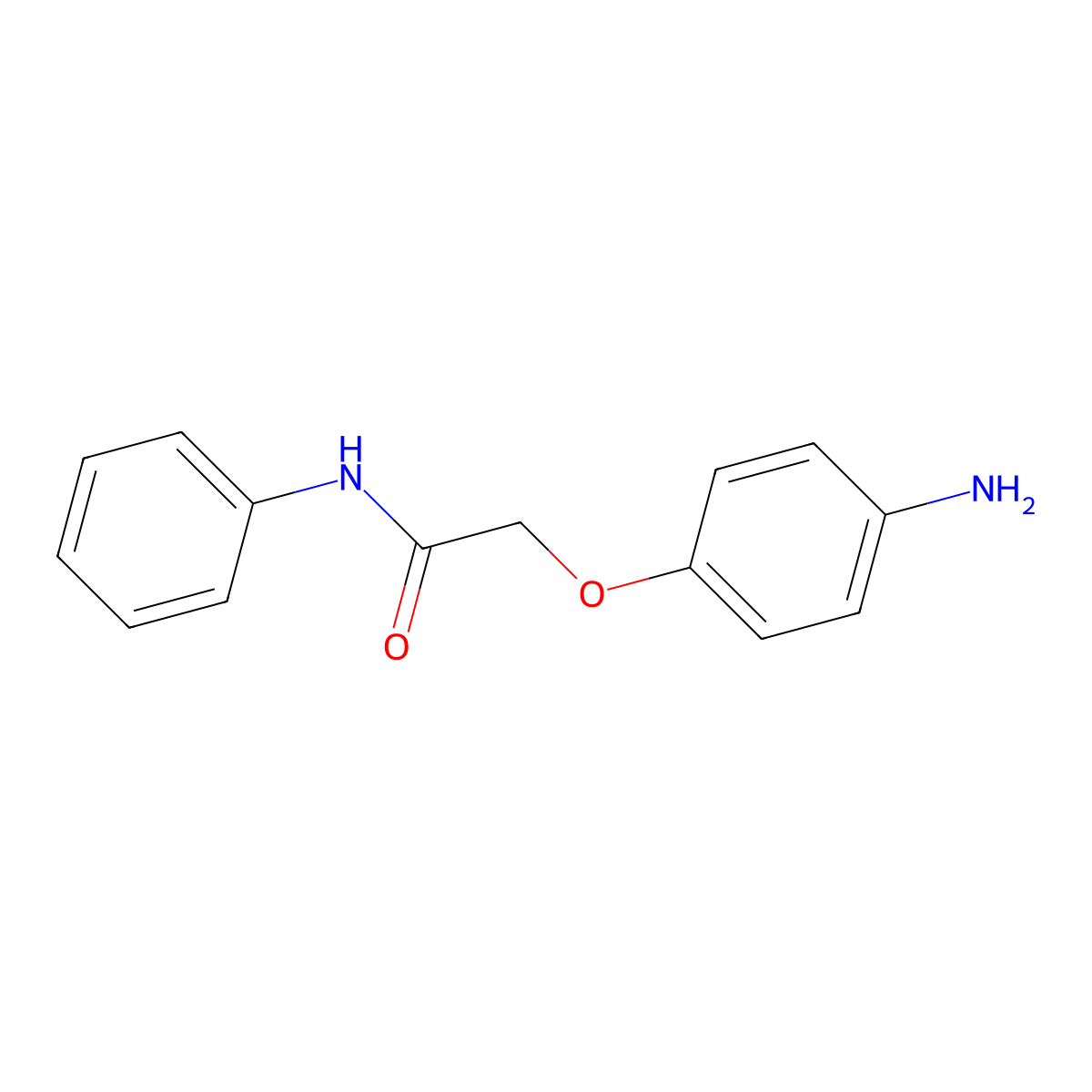 2-(4-aminophenoxy)-N-phenylacetamide molecular structure, CAS 64485-32-1