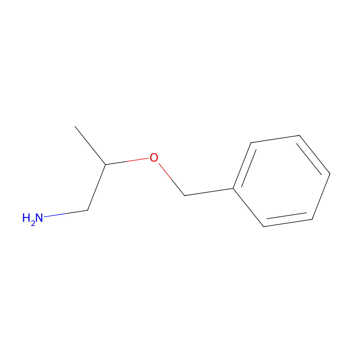 2-(Benzyloxy)propan-1-amine molecular structure, CAS 6449-46-3