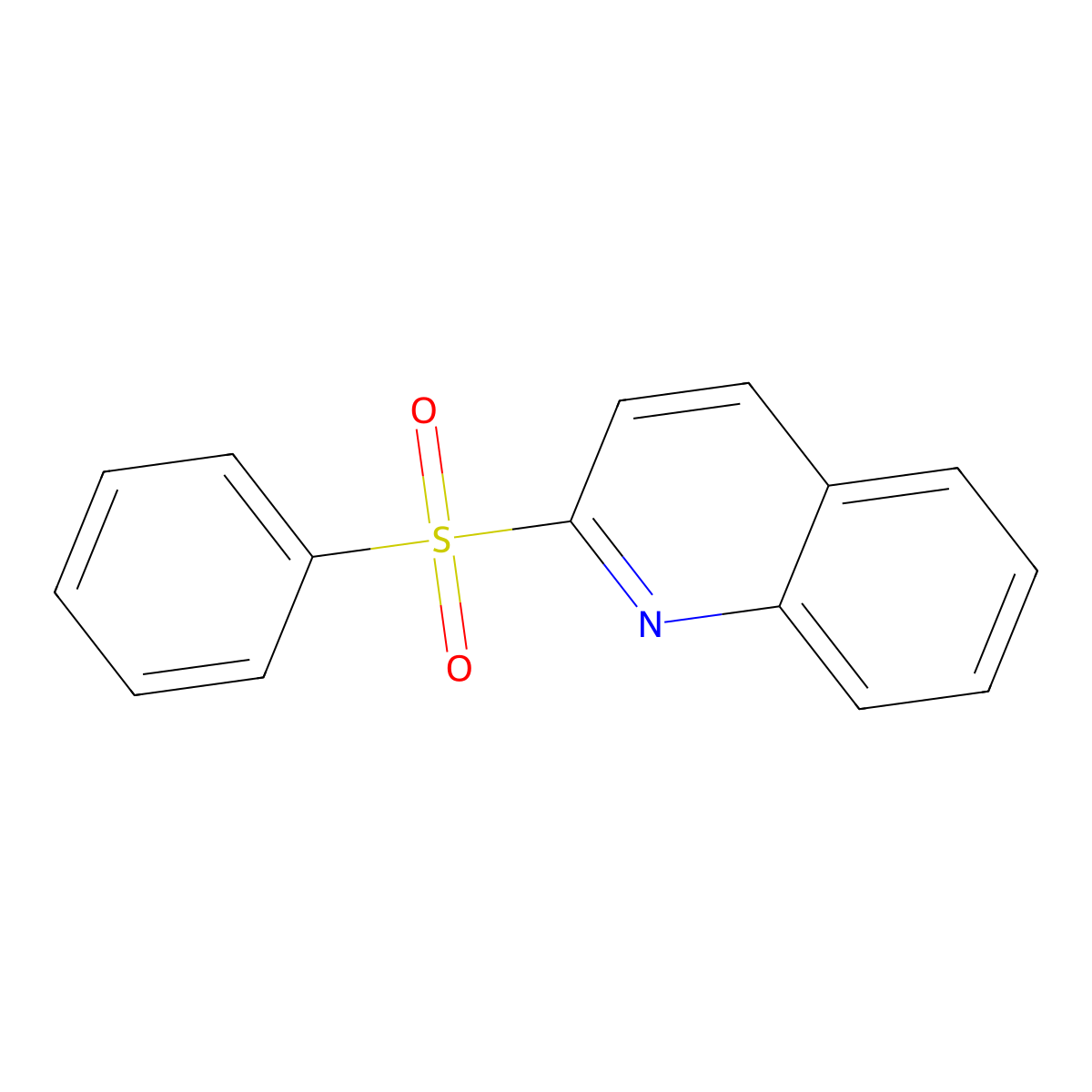 2-(Benzenesulfonyl)quinoline molecular structure, CAS 64495-58-5