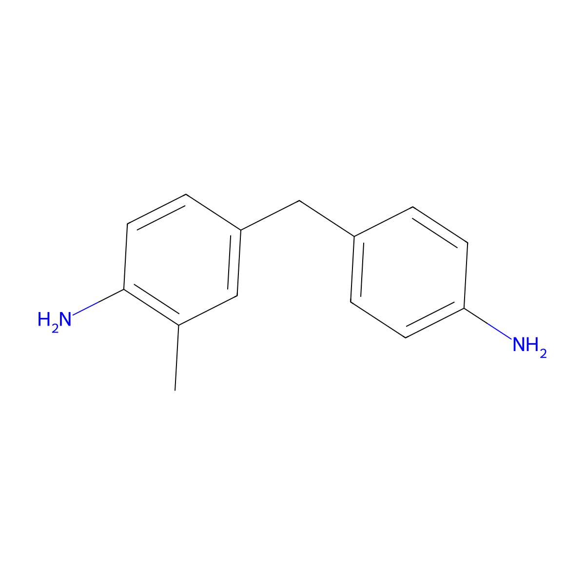 4-[(4-Aminophenyl)methyl]-O-toluidine molecular structure, CAS 64497-21-8