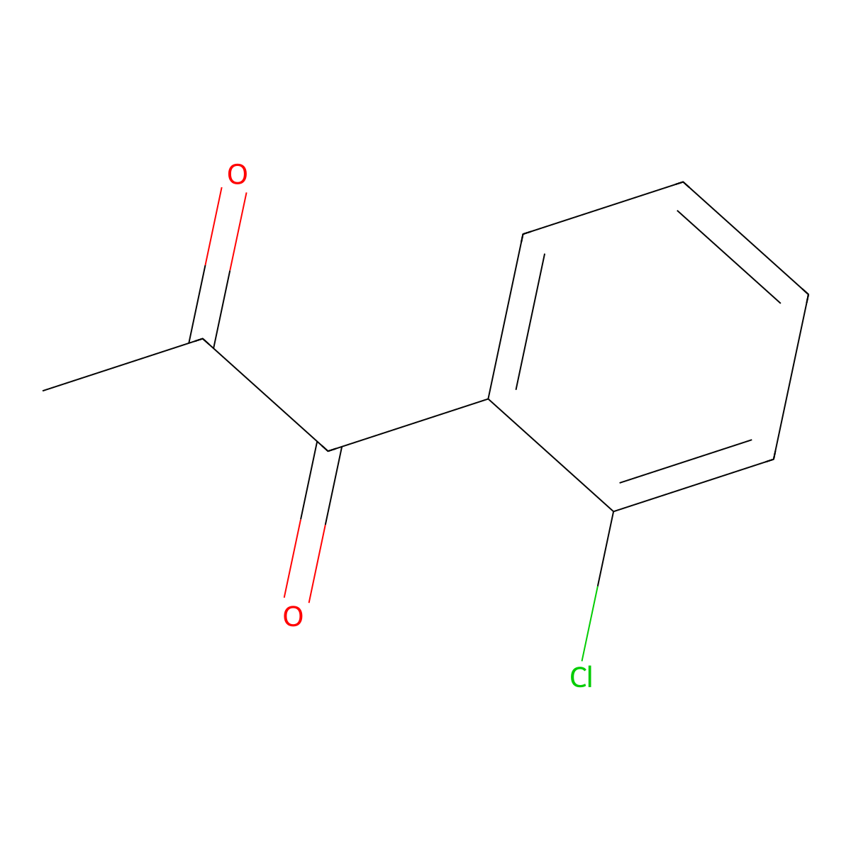 1-(2-Chlorophenyl)propane-1,2-dione molecular structure, CAS 64497-33-2