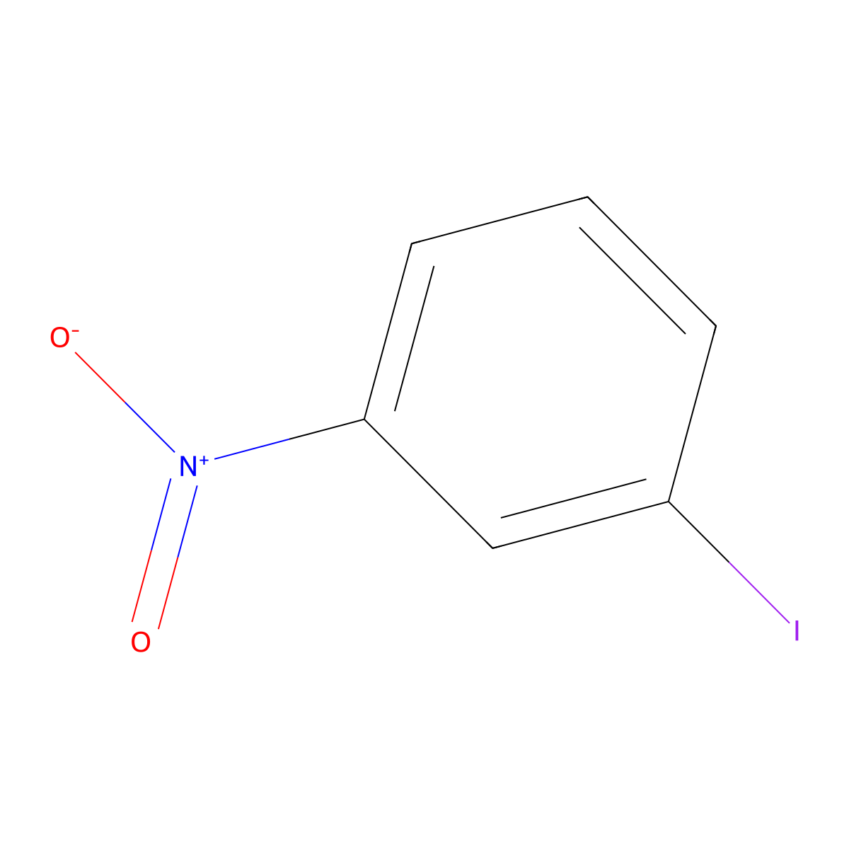 1-Iodo-3-nitrobenzene molecular structure, CAS 645-00-1