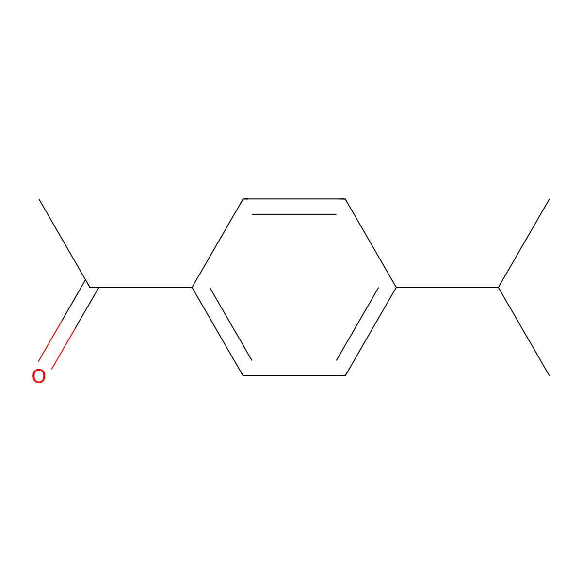 4-Isopropylacetophenone molecular structure, CAS 645-13-6
