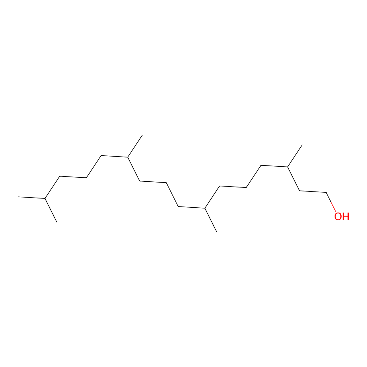 Dihydrophytol molecular structure, CAS 645-72-7