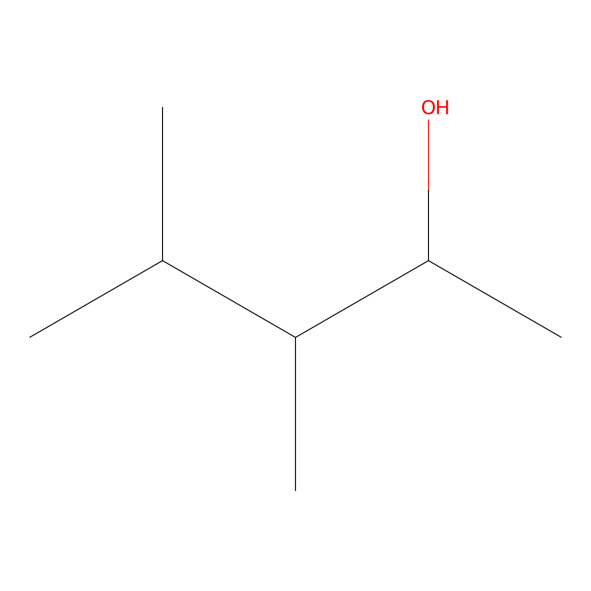 3,4-Dimethylpentan-2-ol molecular structure, CAS 64502-86-9