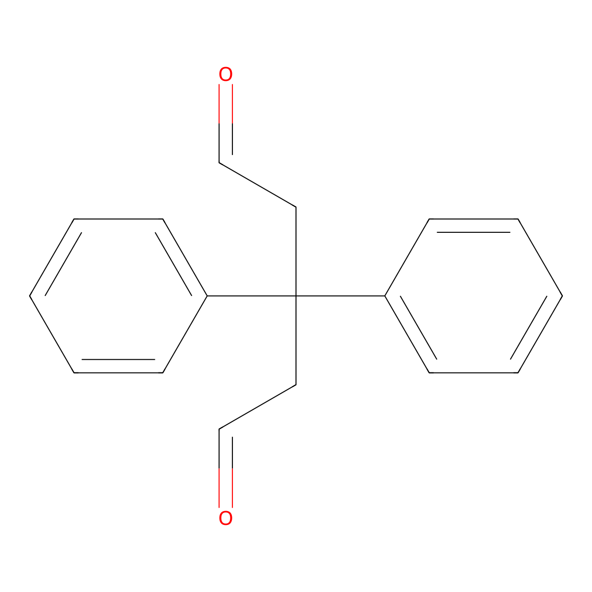 3,3-Diphenylpentanedial molecular structure, CAS 64516-58-1