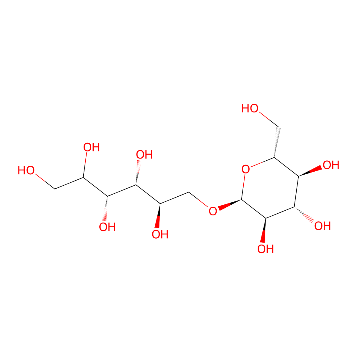 Isomalt molecular structure, CAS 64519-82-0