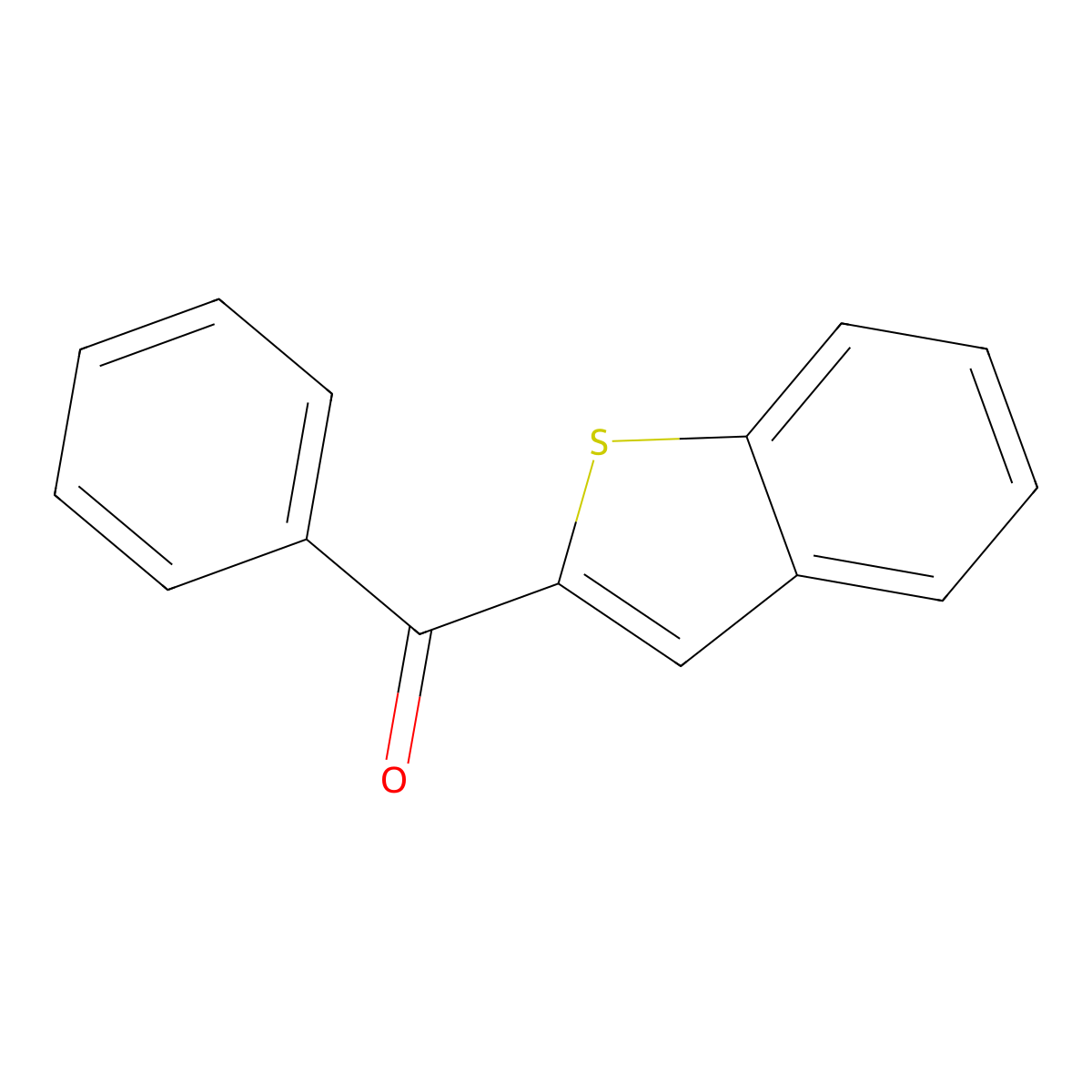 Benzo[b]thien-2-ylphenylmethanone molecular structure, CAS 6454-02-0