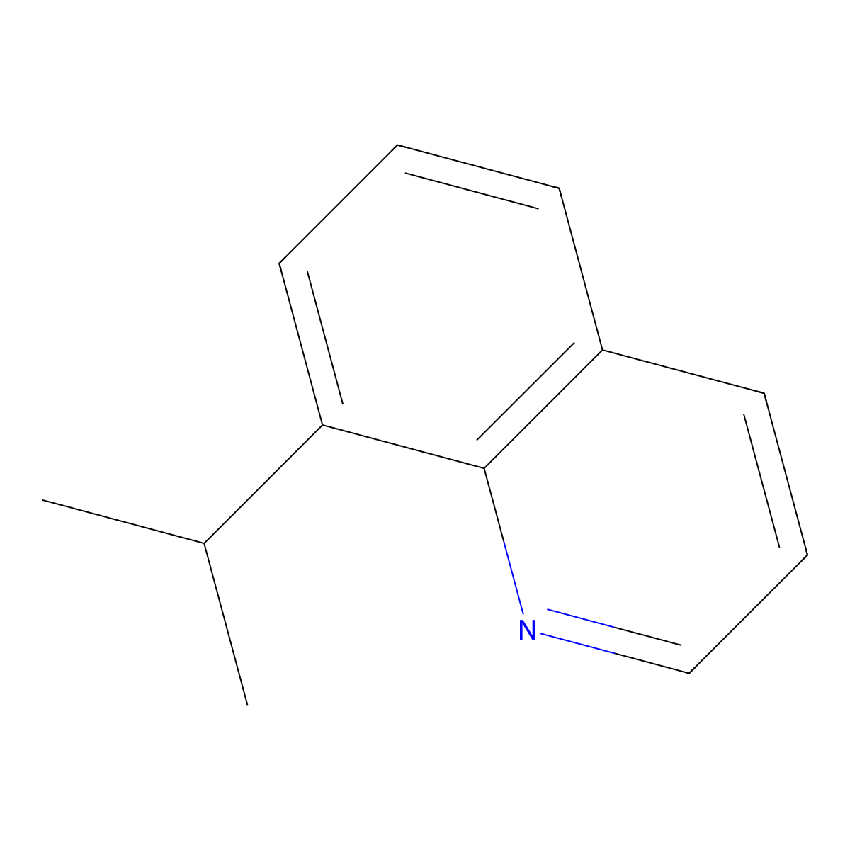 8-Isopropylquinoline molecular structure, CAS 6457-30-3