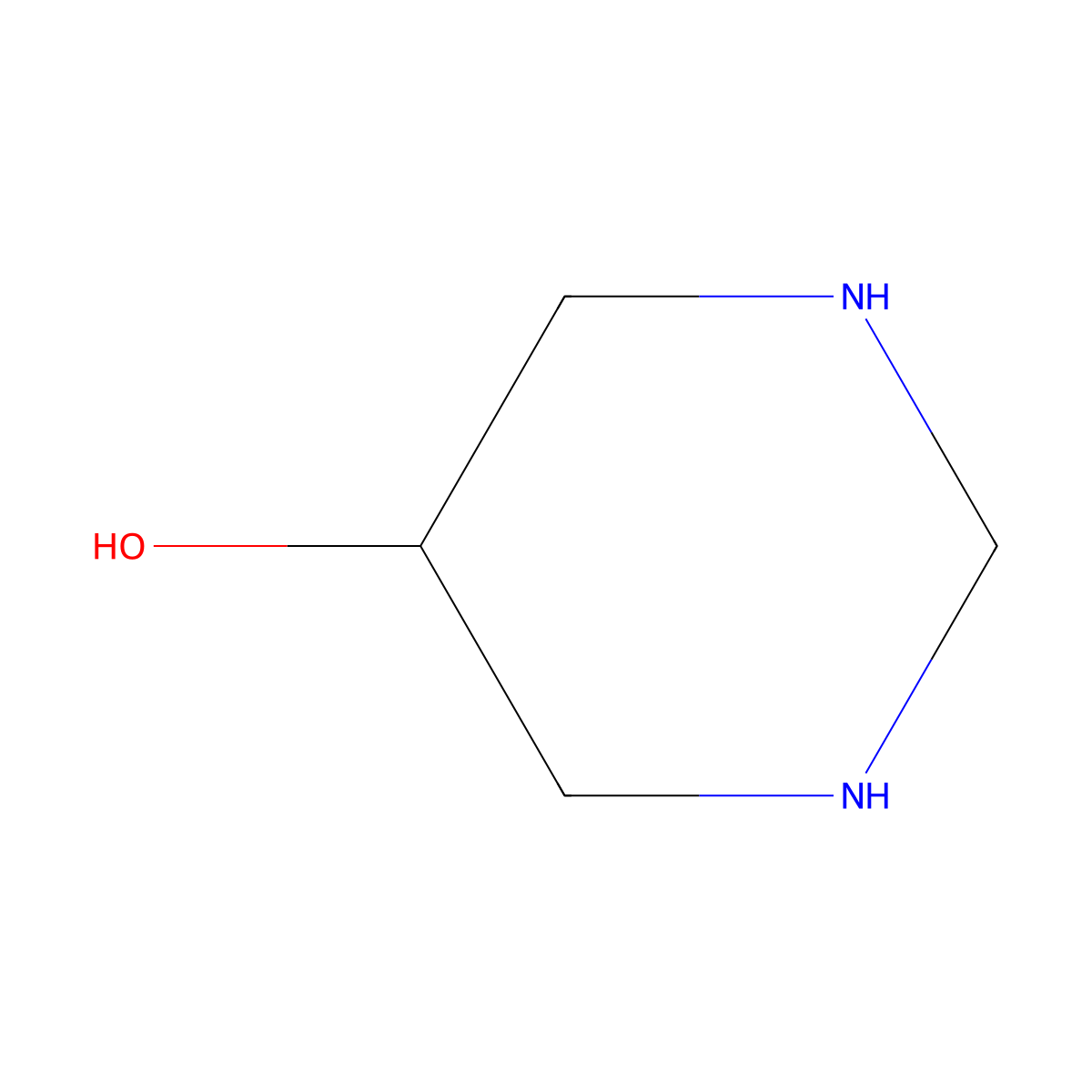 Hexahydropyrimidin-5-ol molecular structure, CAS 64579-88-0