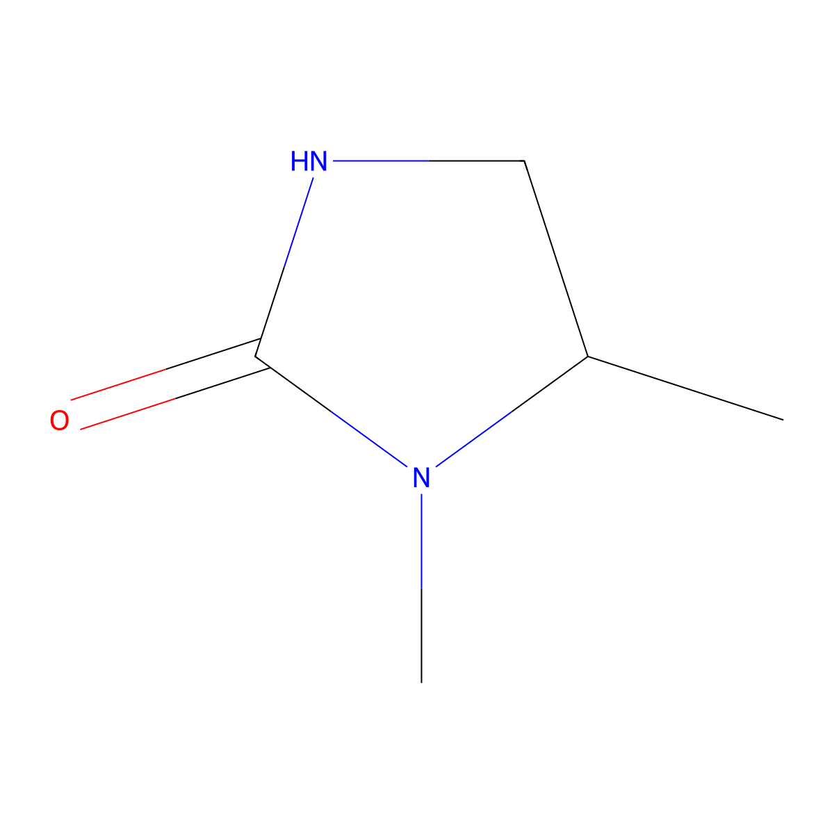 1,5-Dimethylimidazolidin-2-one molecular structure, CAS 64581-05-1